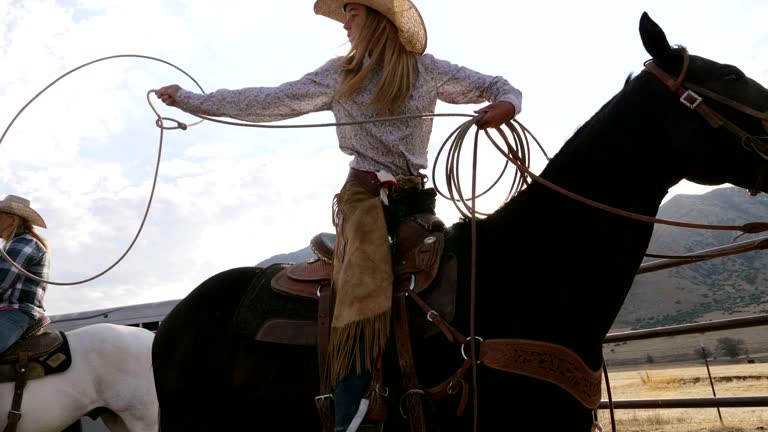 Roping Cowgirl