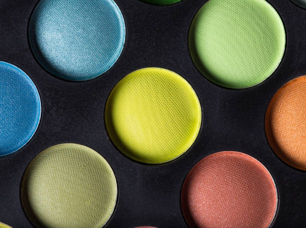 istock Palette of colorful eye shadows 859761514