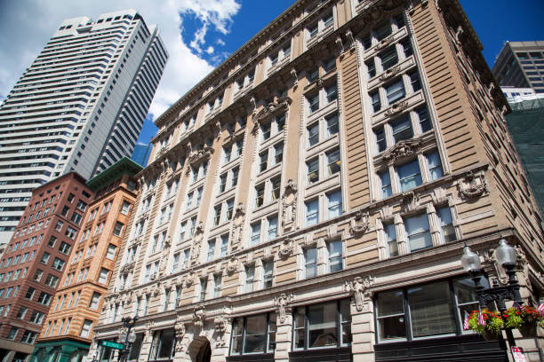 istock Boston, a walk through downtown Boston and Financial district 859766628