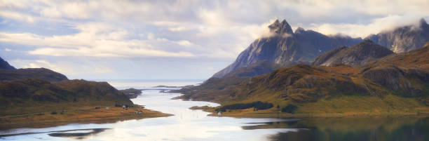 istock Strait between rocks in the Lofoten islands 859770534