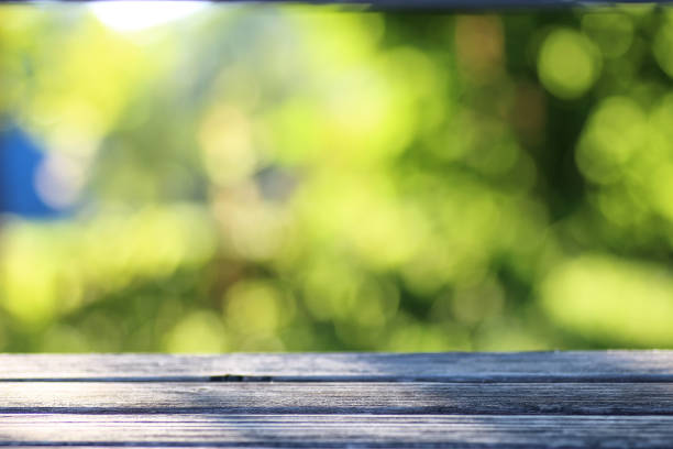 istock background table wooden outdoor bokeh 859784368