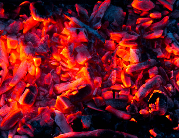 istock Campfire with burning firewood on foreground closeup 859787092