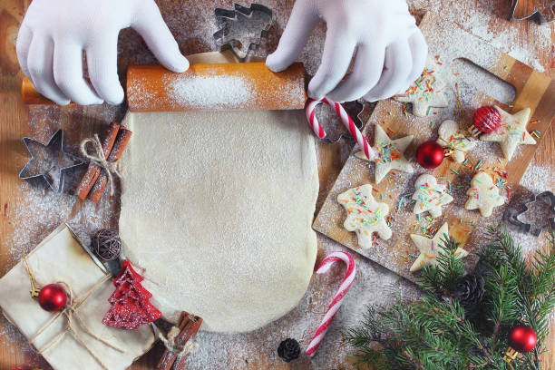 istock cooking ginger cookies on Christmas Eve 859792416