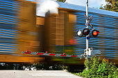 Speeding Freight Train