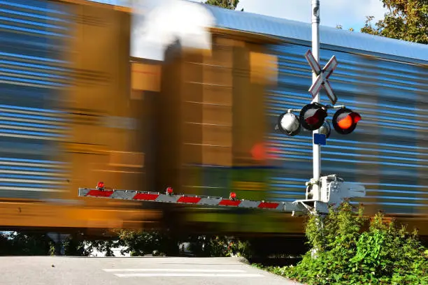 Photo of Speeding Freight Train