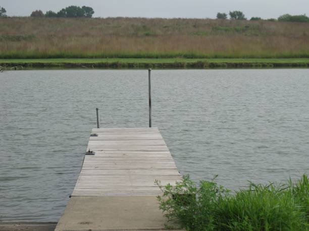 istock Boat dock at the lake 859798650