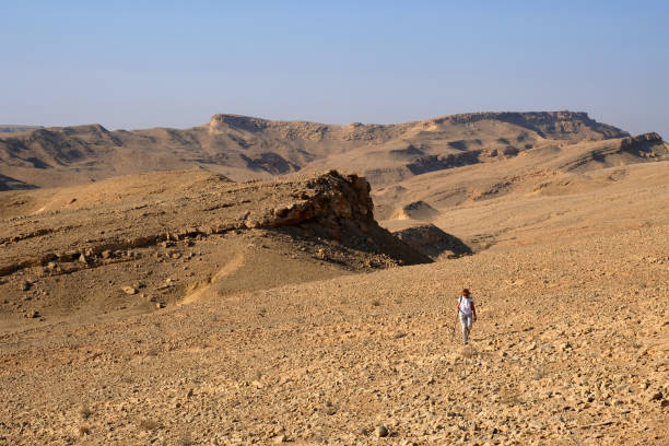 istock Hiking in Negev desert. 859807850
