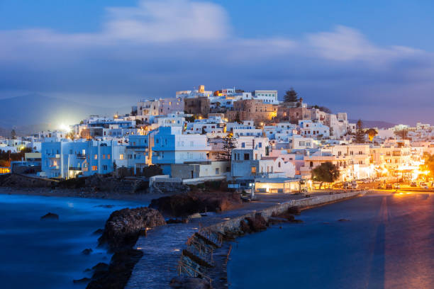 istock Naxos island aerial view 859821160