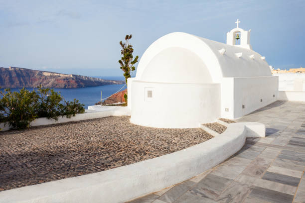 istock Oia orthodox church, Santorini 859828730