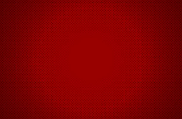 istock Seamless modern geometric design on red paper 859828976