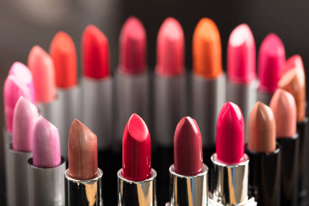 istock Colorful Lipstick In A Circle 859829918