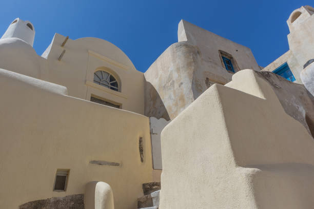 istock Interior of fort in Santorini, old architecture. 859834198