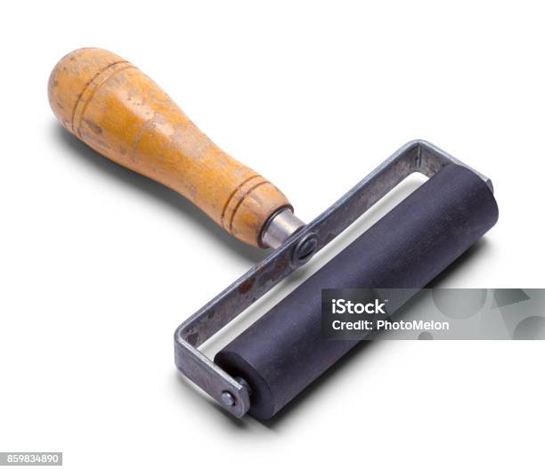 Ink Roller Stock Photo - Download Image Now - Antique, Craft, Cut