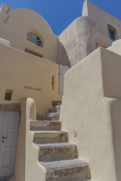 istock Interior of fort in Santorini, old architecture. 859838034