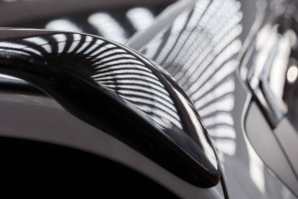 istock headlights under the reflection of lights 859845188