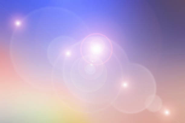 Abstract colorful bokeh background. Space and Lens Flare Abstract colorful bokeh background. Space and Lens Flare flare stack photos stock pictures, royalty-free photos & images
