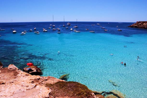 istock Turquoise lagoon near Cala Azzurra 859851994