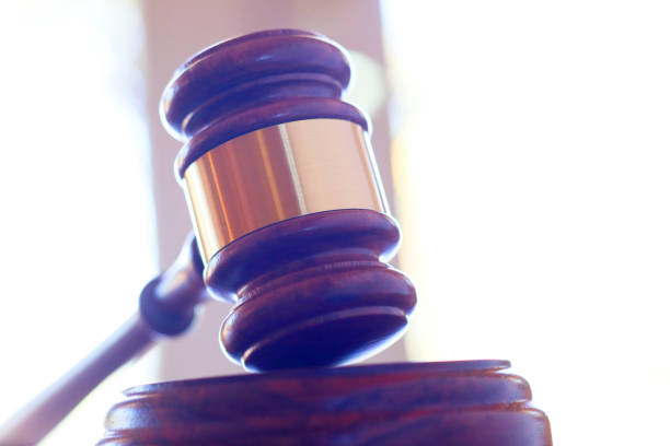 istock Close Up Of Gavel Resting On Its Sounding Block 859853346
