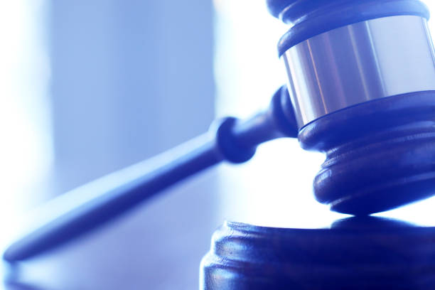 istock Close Up Of Gavel Resting On Its Sounding Block 859853372