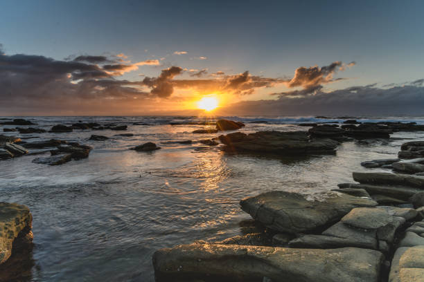 istock Rocky Sunrise Seascape 859882516