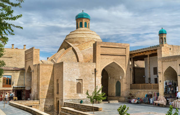 istock Toki Sarrafon Trading Dome in Bukhara, Uzbekistan 859884266