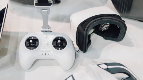 istock virtual vr glasses goggles headset concepts close-up.  Virtual Reality Glasses 859888042