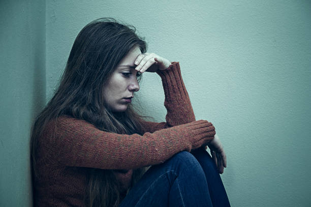 istock Young woman sad and depressed 859890798