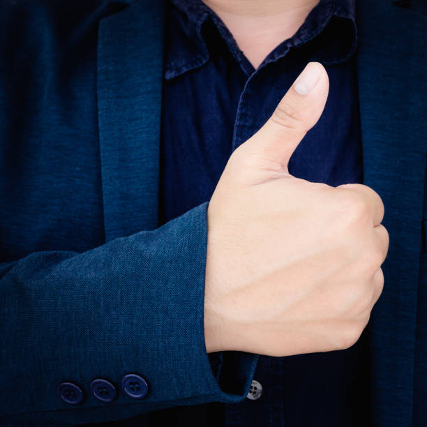 istock Businessman showing thumbs up 859902204