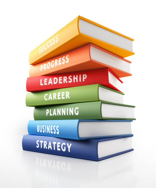 istock Colorful Books Of Leadership 859915790