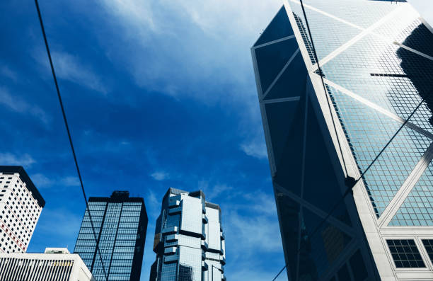 istock Modern office building detail, glass surface 859935266