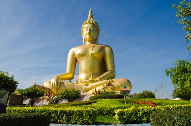 istock Big Buddha statue in the world 859937800