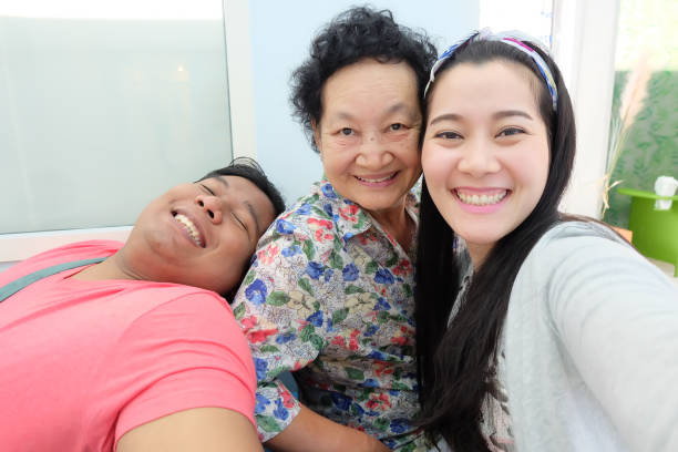 istock Selfie Senior woman with daughter 859944212