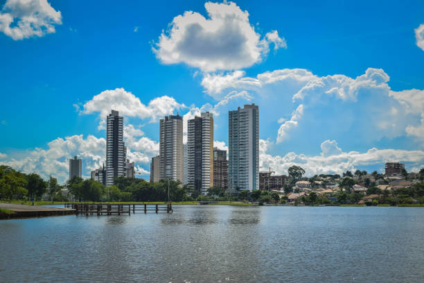 Campo Grande, capital of Mato Grosso do Sul (MS) View of the capital of Mato Grosso do Sul, Brazil, Campo Grande. The city is also known as The Brunette City grosso stock pictures, royalty-free photos & images