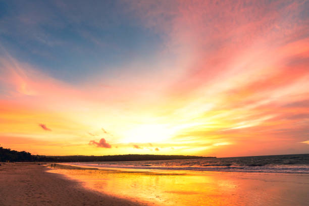 istock Sunset of the Jimbaran Beach 859963354