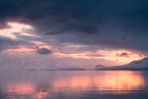 istock The Antarctic Peninsula in twilight. 859968678