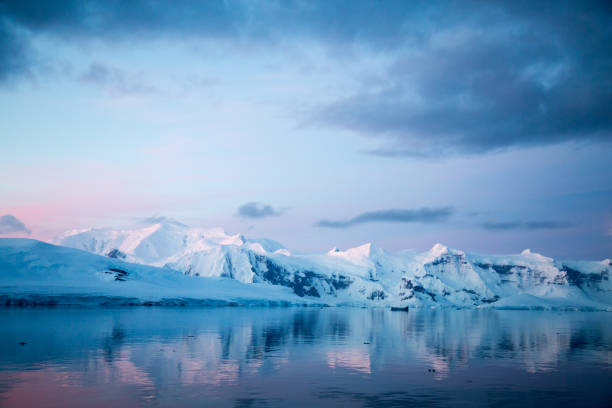 istock The Antarctic Peninsula in twilight. 859968772