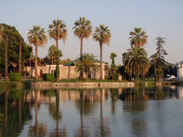 istock Pond in the park New Athos, Abkhazia 859971588