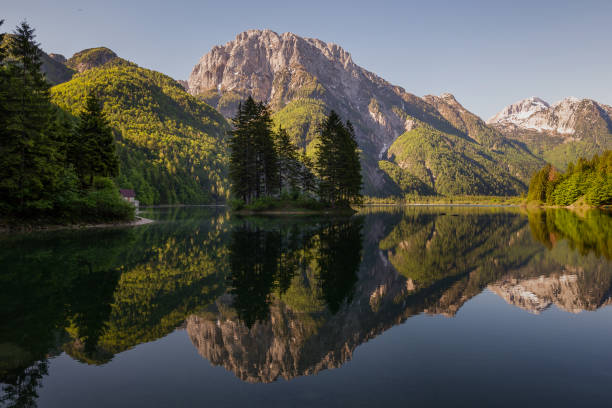 istock Lago del Predil in the morning 859978528