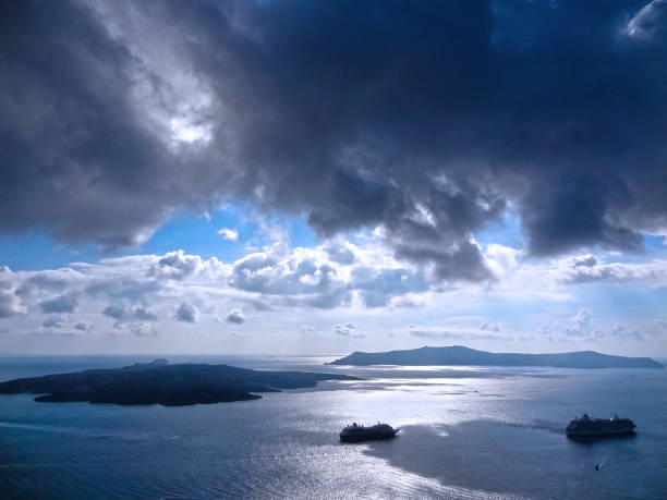 istock A view of Santorini Harbour 859978628