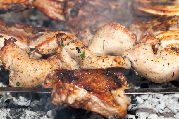 istock Cooking meat on the grill 859986578
