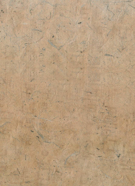 istock bright brown Korean traditional paper with rough texture. 859991392