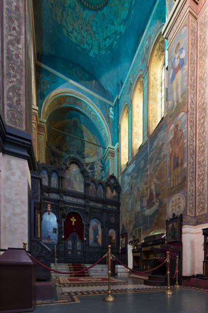istock Interior of orthodox cathedral 859992700