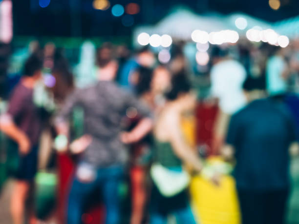 istock Festival Event Party with People Blurred Background 860003162