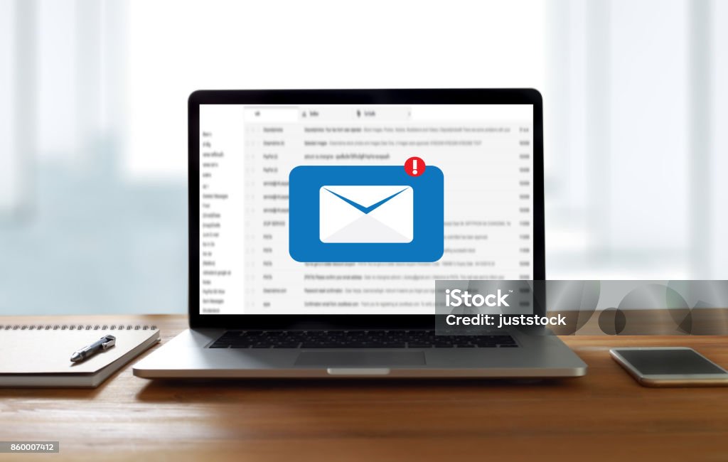 Mail Communication Connection message to mailing contacts phone Global Letters Concept E-Mail Stock Photo