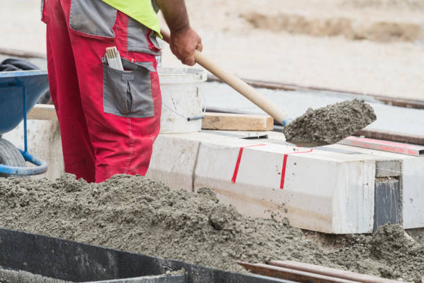 istock Hard working construction industry - man with a shovel. 860008828