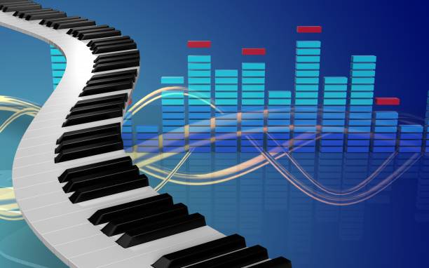 istock 3d piano keys piano keys 860012176