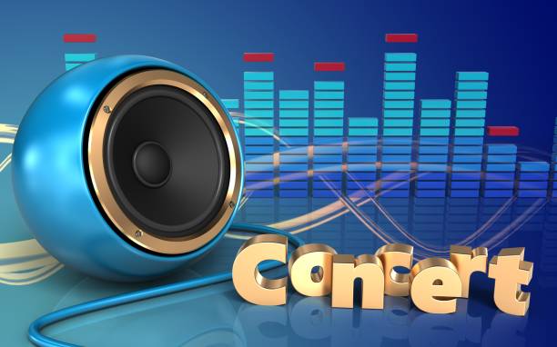 istock 3d blue sound speaker concert sign 860012198