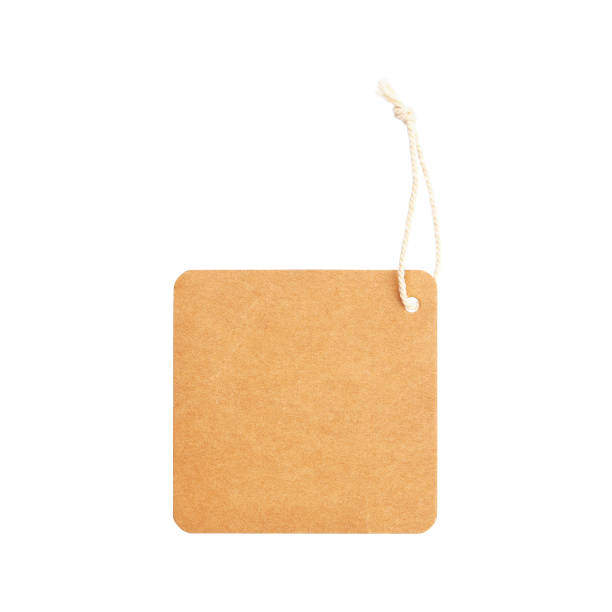 istock square paper tag with hanging rope isolated on white 860017120