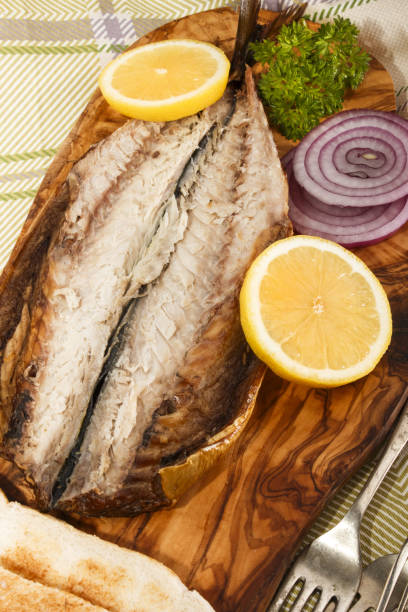 istock smoked mackerel with parsley, onion and lemon 860020740