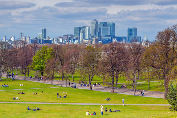 greenwich park de londres - greenwich fotografías e imágenes de stock